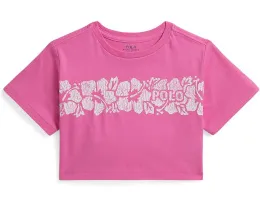 Хлопковая футболка свободного кроя с цветочным принтом от Polo Ralph Lauren