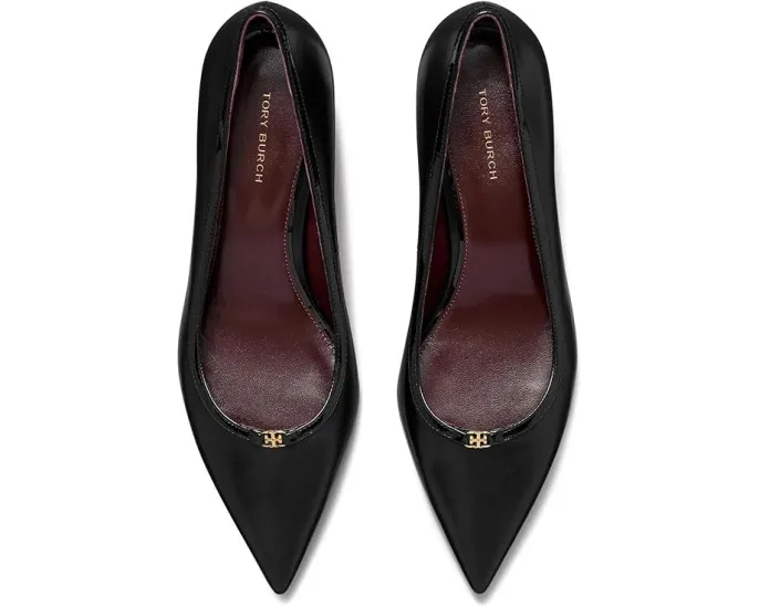 Туфли-лодочки Tory Burch с пряжкой Double T и каблуком 45 мм