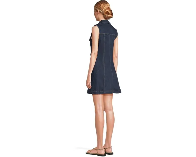 Джинсовое платье Andria Dress в стиле сафари с карманами от Paige
