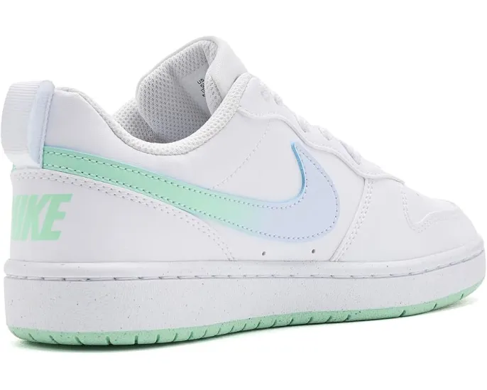 Кроссовки Nike Court Borough Low Fade для детей White/Arctic Green/Football Grey