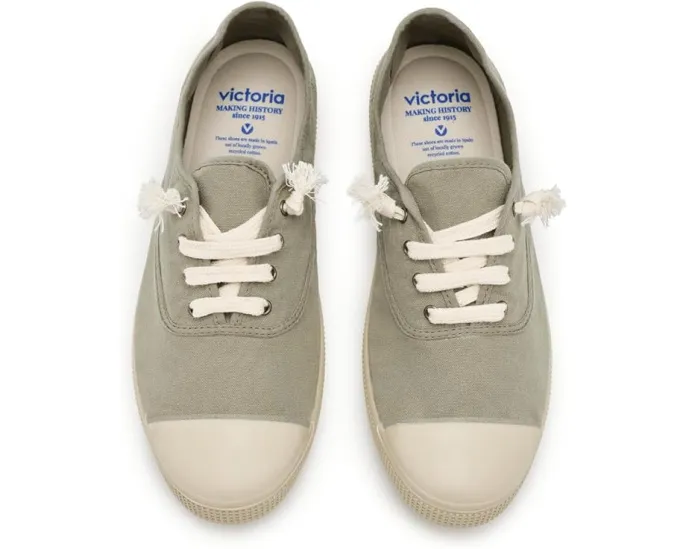 Кроссовки Victoria 110 Inglesa из окрашенного холста с круглым носком