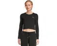 Кроп-топ PUMA Essentials с длинными рукавами и вышитым логотипом