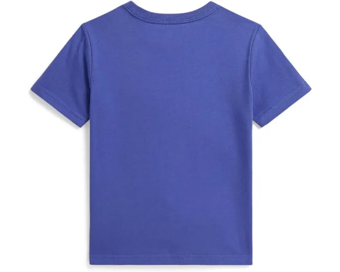 Детская футболка Polo Ralph Lauren с логотипом из хлопкового джерси для малышей и детей младшего возраста