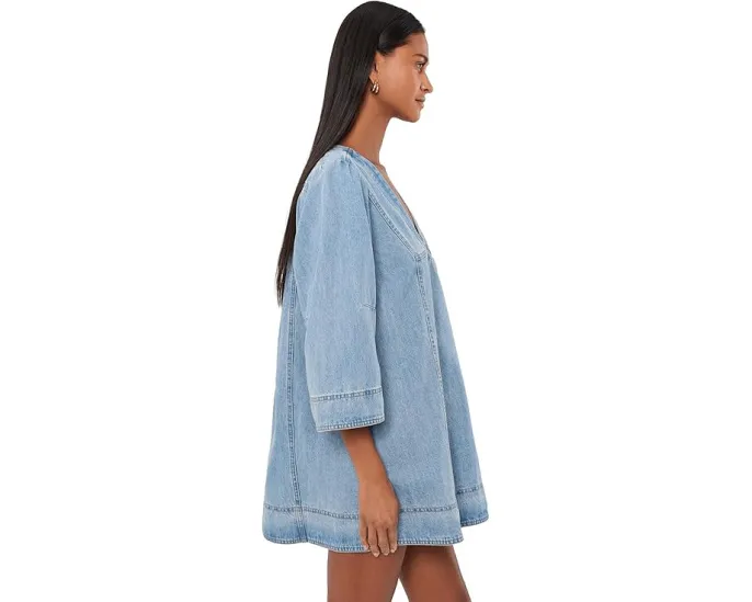 Комплект Goldie Free People с топом на завязках и юбкой миди