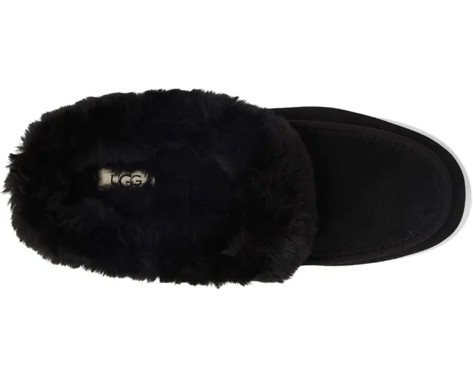 UGG Ansley Mule мюли из замши с овчиной и подошвой для дома и улицы