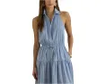 Платье-рубашка Lauren Ralph Lauren Striped Broadcloth с поясом