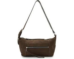 Сумка через плечо AllSaints Vega из ультрамягкой замши с двумя молниями