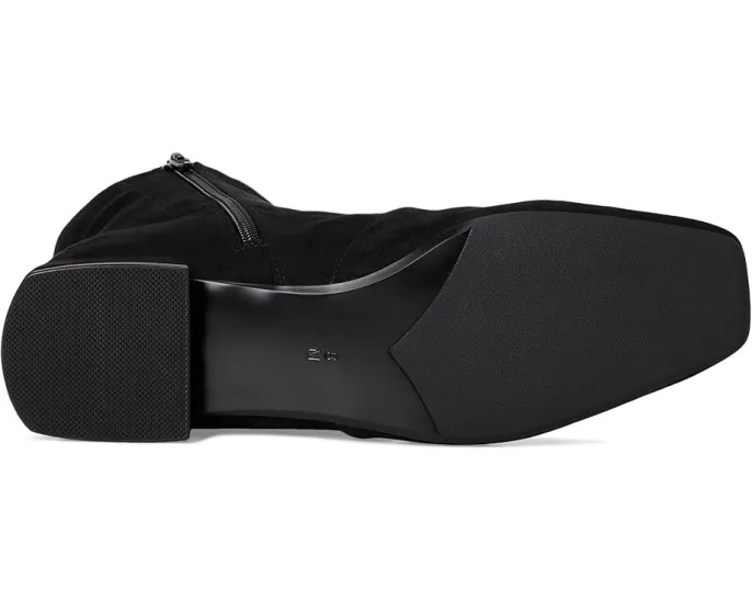 Ботильоны Vaneli Elisia из эластичного замша с квадратным носком