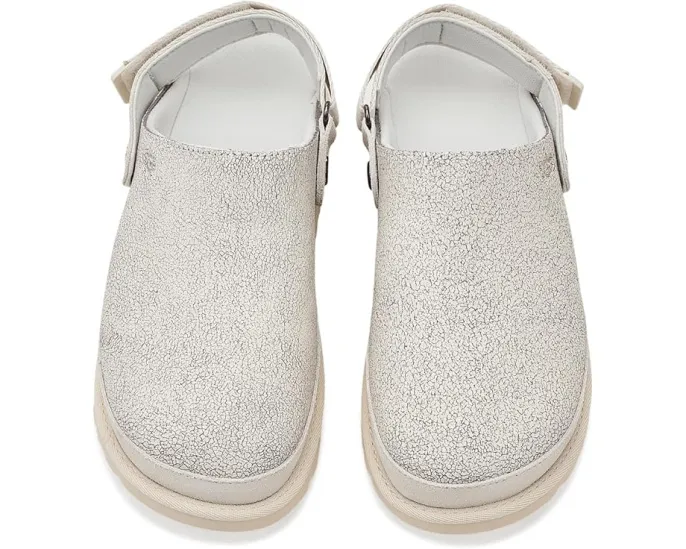 Клоги UGG Goldenstar Crackle с эффектом кракелюра и поворотной лямкой
