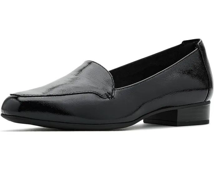 Лоферы Clarks Krystine Lily из гладкой кожи с квадратным носком и стелькой Contour Cushion
