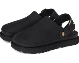 UGG Goldenstar Villa Clogs из нубука с регулируемым задним ремешком