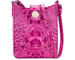 Кроссбоди Marley от Brahmin с текстурированной кожей и регулируемым ремнем
