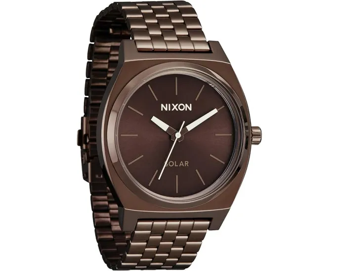 Солнечные часы Nixon Time Teller Solar с пятизвенным браслетом