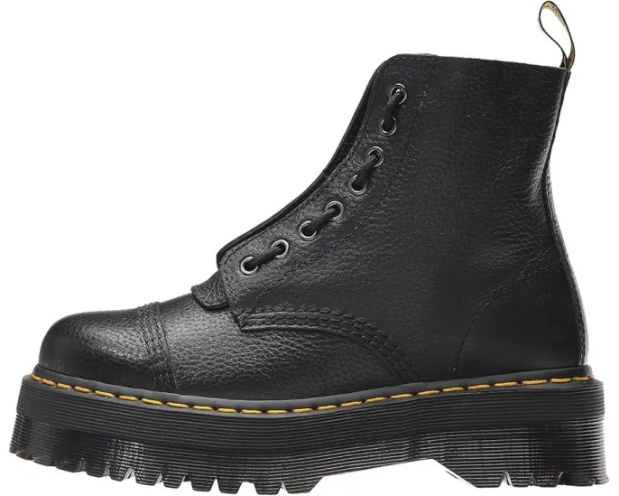 Ботинки Dr. Martens Sinclair на платформе из мягкой нубуковой кожи с молнией спереди