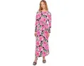 Макси платье Demy с лодочным вырезом и длинными рукавами Lilly Pulitzer
