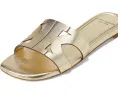 Сандалии-слипоны Duo Metallic из металлизированной кожи с открытым носком