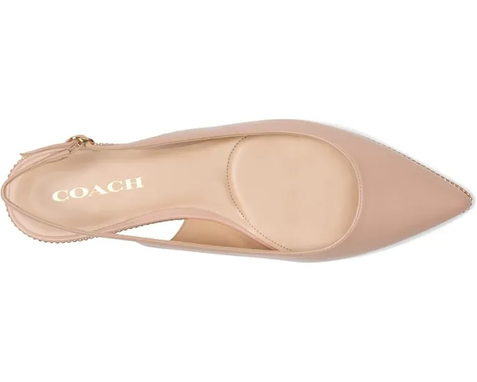 COACH Туфли-лодочки Claire из кожи с ремешком на щиколотке