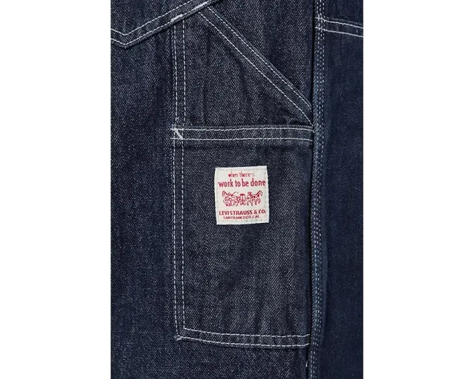 Джинсы Levi's Premium 568 Loose Straight Double Knee из плотного денима