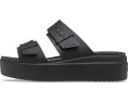 Сандалии Crocs Brooklyn Buckle Low Wedge с платформой и пеной LiteRide