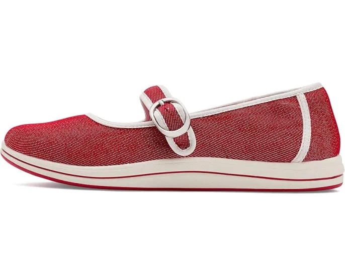 Балетки Breeze Janey от Clarks с регулируемой пряжкой и стелькой Cloudsteppers