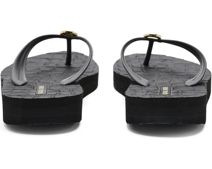 MICHAEL Michael Kors шлепанцы Posie с тонким клином и фирменным шармом
