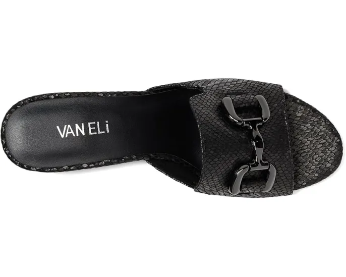 Туфли Vaneli Oksana с открытым носком на устойчивом каблуке