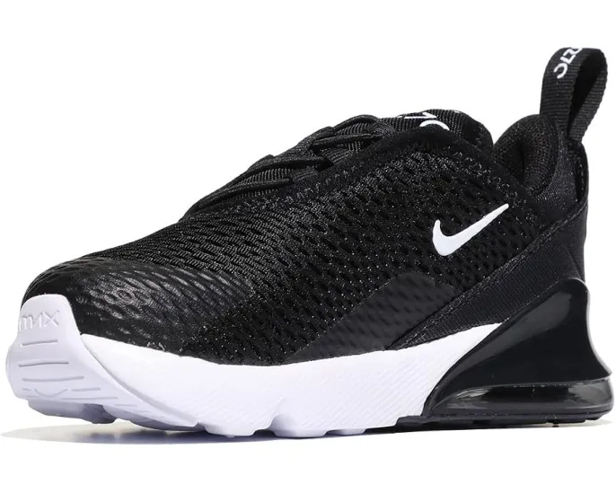 Кроссовки Nike Air Max 270 детские черно-белые