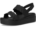 Сандалии Crocs Brooklyn с низким клином и плетеным верхом