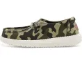 Hey Dude Кроссовки Wendy Essential Camo для детей с камуфляжным принтом