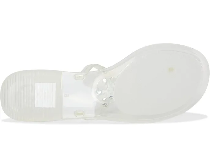 Босоножки-сланцы Mini Miller Jelly Tory Burch с прозрачным верхом