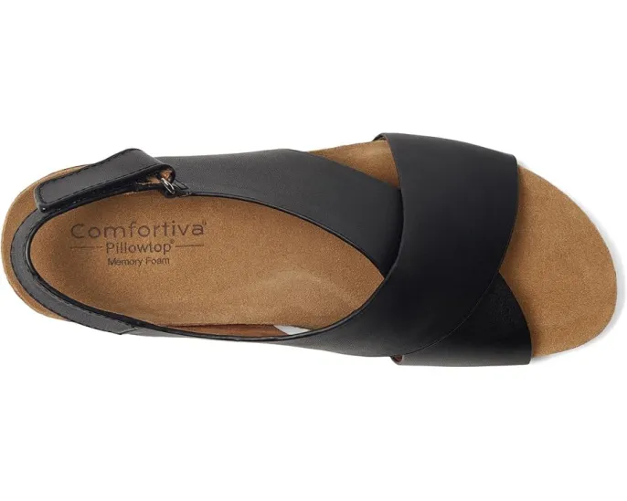 Босоножки Eva на устойчивом каблуке с памятью формы от Comfortiva