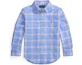 Polo Ralph Lauren Kids Клетчатая оксфордская рубашка с функциональными свойствами для малышей и детей