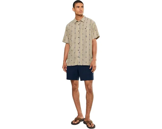 Billabong рубашка с коротким рукавом Sundays Jacquard