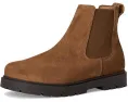 Ботинки Birkenstock Highwood Slip-On Deep Blue из замши с пробковой стелькой