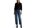Прямые джинсы Brinley среднего подъема с органическим хлопком от AG Jeans