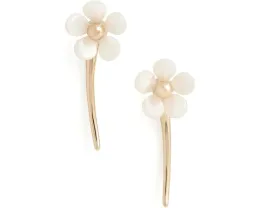 Серьги Summer Daze Flower Statement от Kate Spade New York белые
