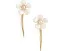 Серьги Summer Daze Flower Statement от Kate Spade New York белые