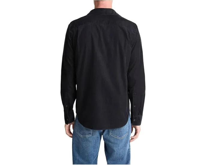 Рубашка Vince Corduroy с длинным рукавом из итальянского вельвета