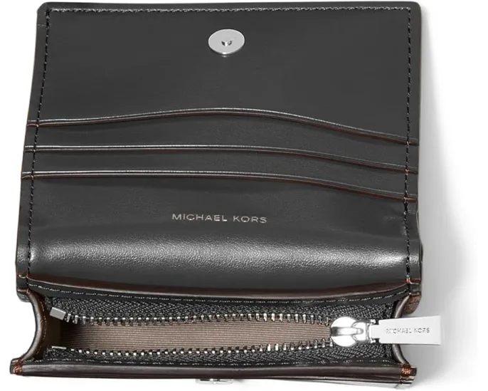 MICHAEL Michael Kors компактный кошелек Hamilton Moderne Small Compact Wallet на кнопке