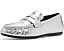Лоферы FitFlop Delicato из жатой металлизированной кожи
