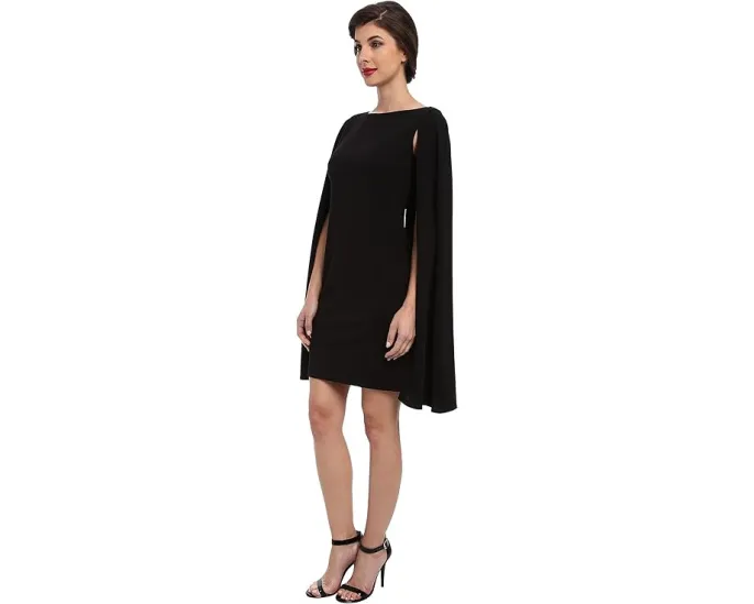 Платье-футляр Adrianna Papell Structured Cape Sheath с накидкой