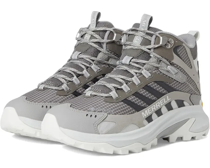 Кроссовки Merrell Moab Speed 2 Mid GTX с мембраной GORE-TEX и подошвой Vibram