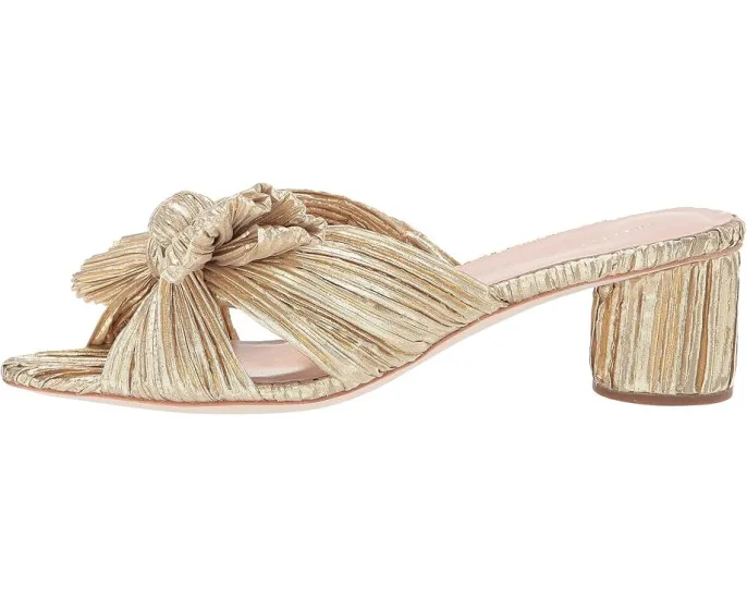 Босоножки-мюли Loeffler Randall Emilia с плиссировкой и узлом