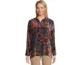 Рубашка Johnny Was The Oversized Audrey oversize с замысловатым принтом