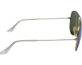 Ray-Ban RB3025 Aviator с зеркальными линзами Gold/Blue