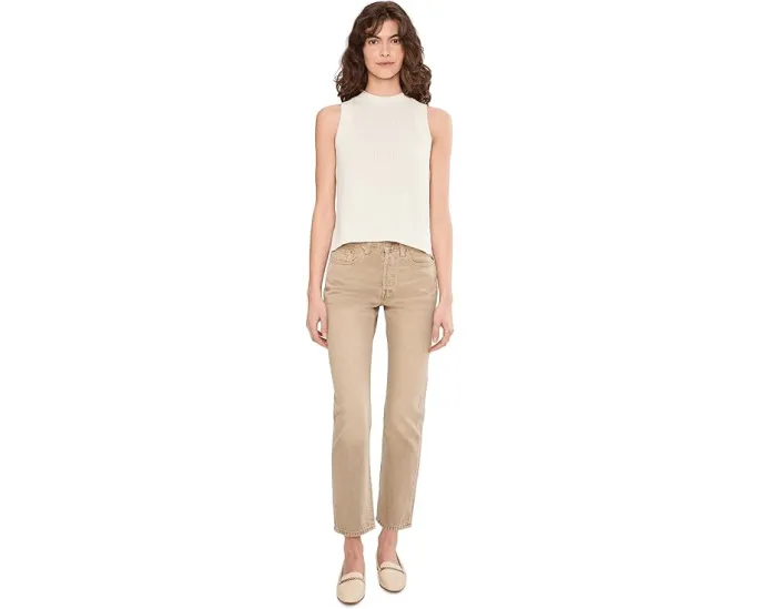 525 america Топ Demi High Crew Neck Tank без рукавов с высоким вырезом