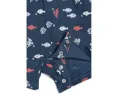 Ромпер Fish Polo для младенцев Janie and Jack с коротким рукавом и воротником