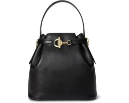 Сумка-ведро Lauren Ralph Lauren из натуральной кожи Blaike среднего размера