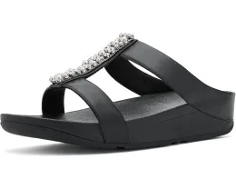 FitFlop Сланцы Fino с жемчугом и кристаллами