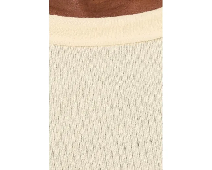 Футболка Lilla P Rolled Edge Relaxed с закрученным краем и свободным кроем